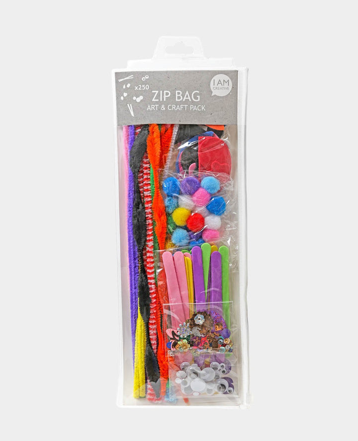 Zip Bag Bastelmix, 250 tlg.