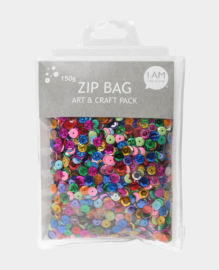 Zip Bag Pailletten, 150 g