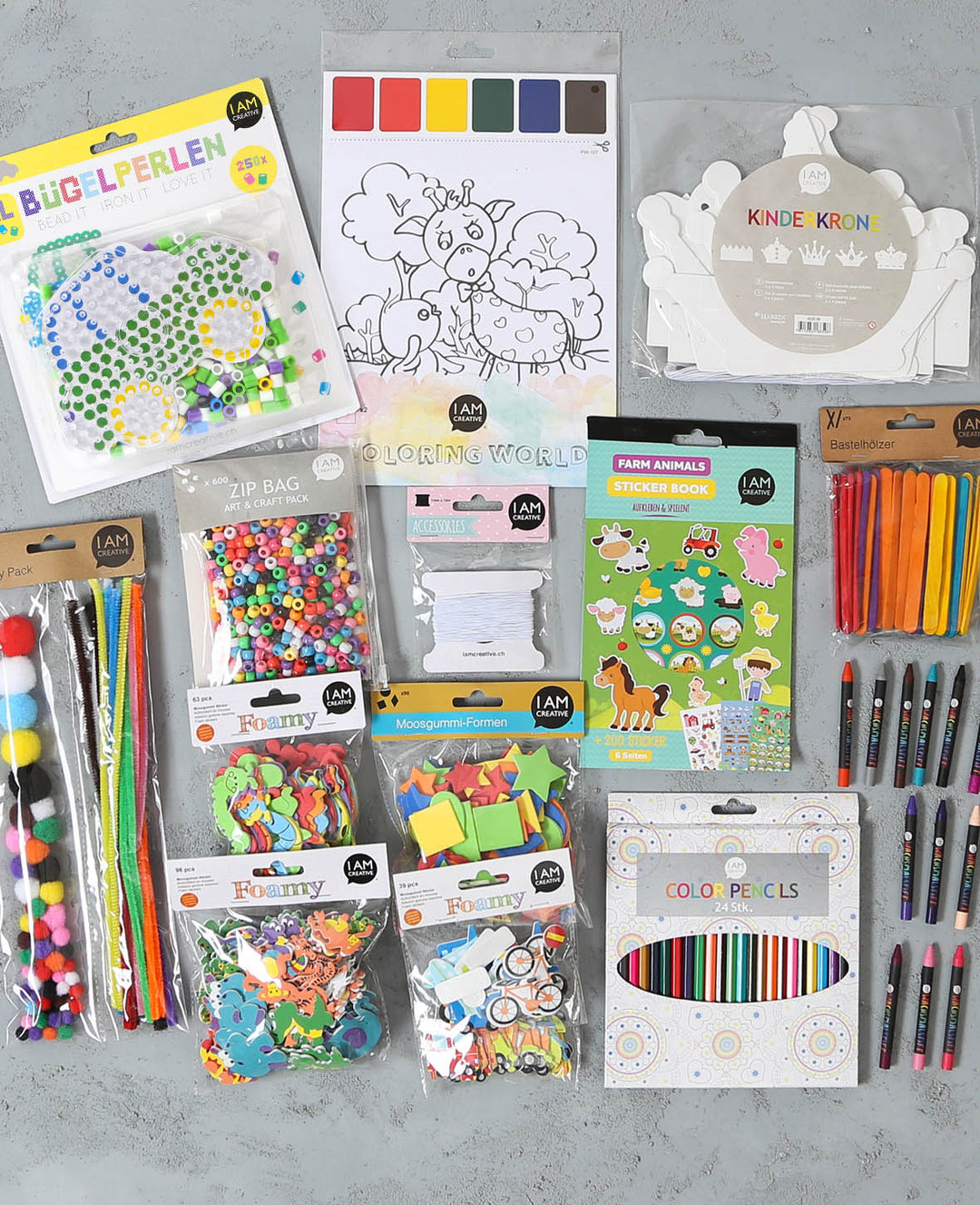 Creative Leisure Box, 3-8 years, 1375 pieces.