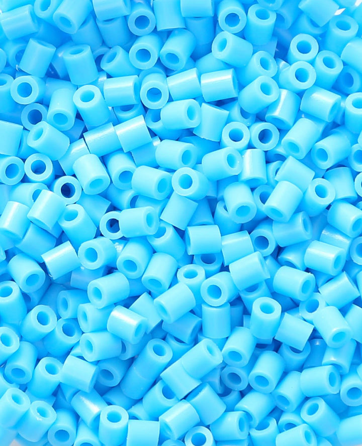 Bügelperlen im Beutel, Hellblau, ø 5 mm, 1&