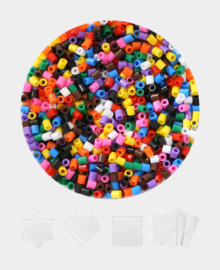 Perles à repasser en pot, mélange de couleurs, 5 000 pièces