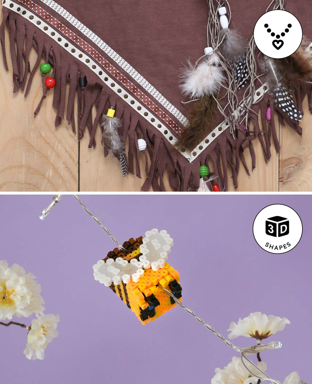 Perles à repasser en sachet, noir, ø 5 mm, 1&
