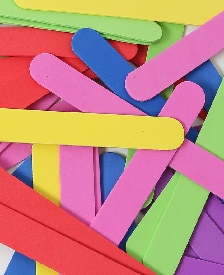 Moosgummi Sticker Sticks, 15.5 x 2 cm, 126 Stk.
