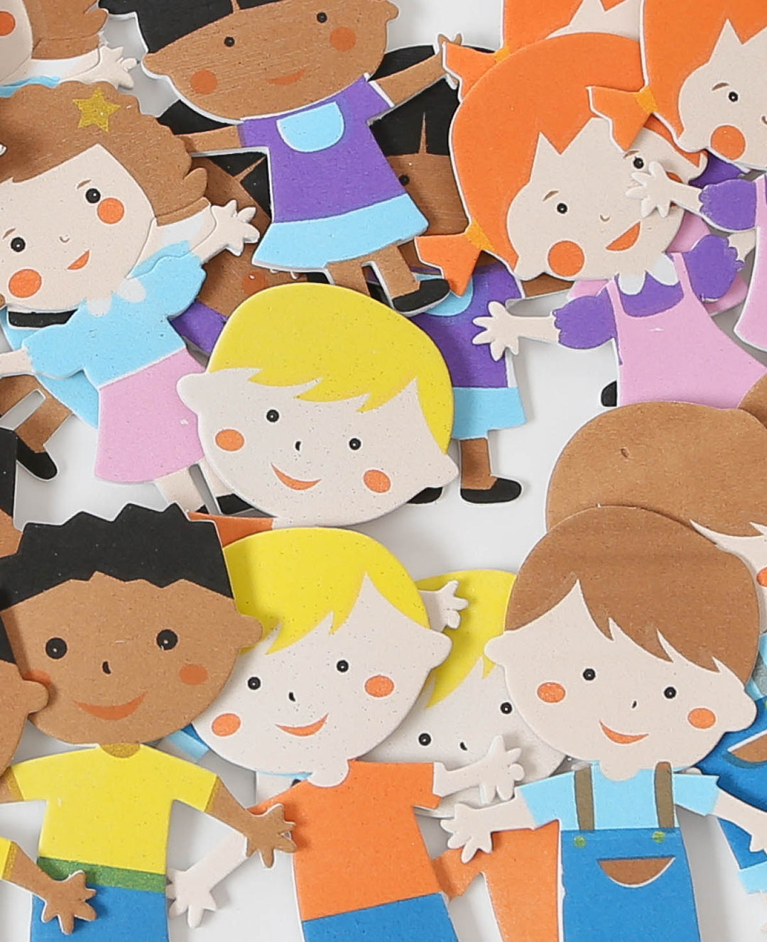 Moosgummi Sticker Kids, 5.5 x 8.5 cm, 18 Stk.
