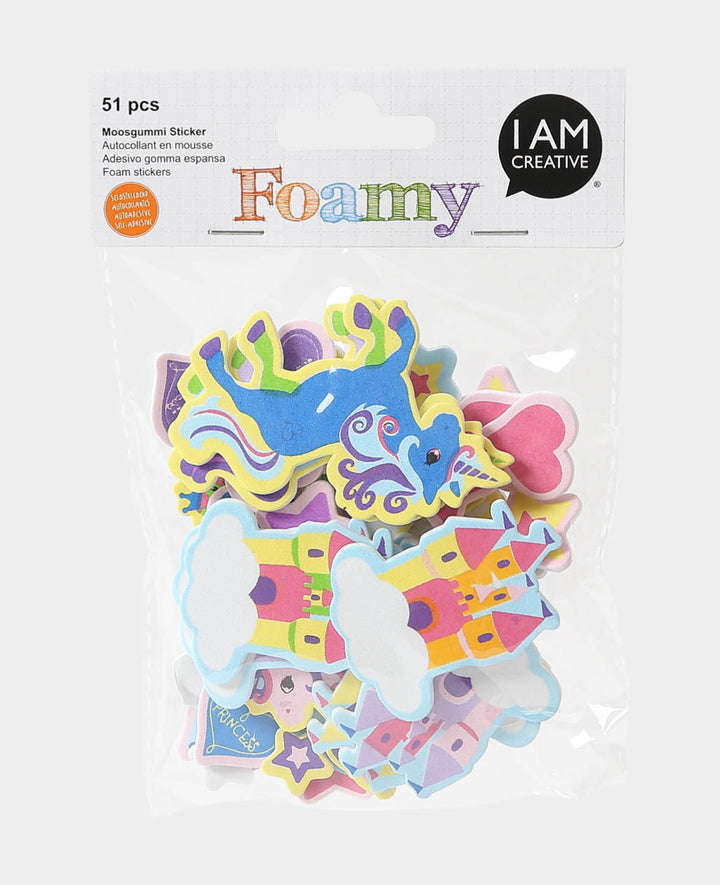 Moosgummi Sticker Feenwelt, 1.5-7.5 cm, 51 Stk.