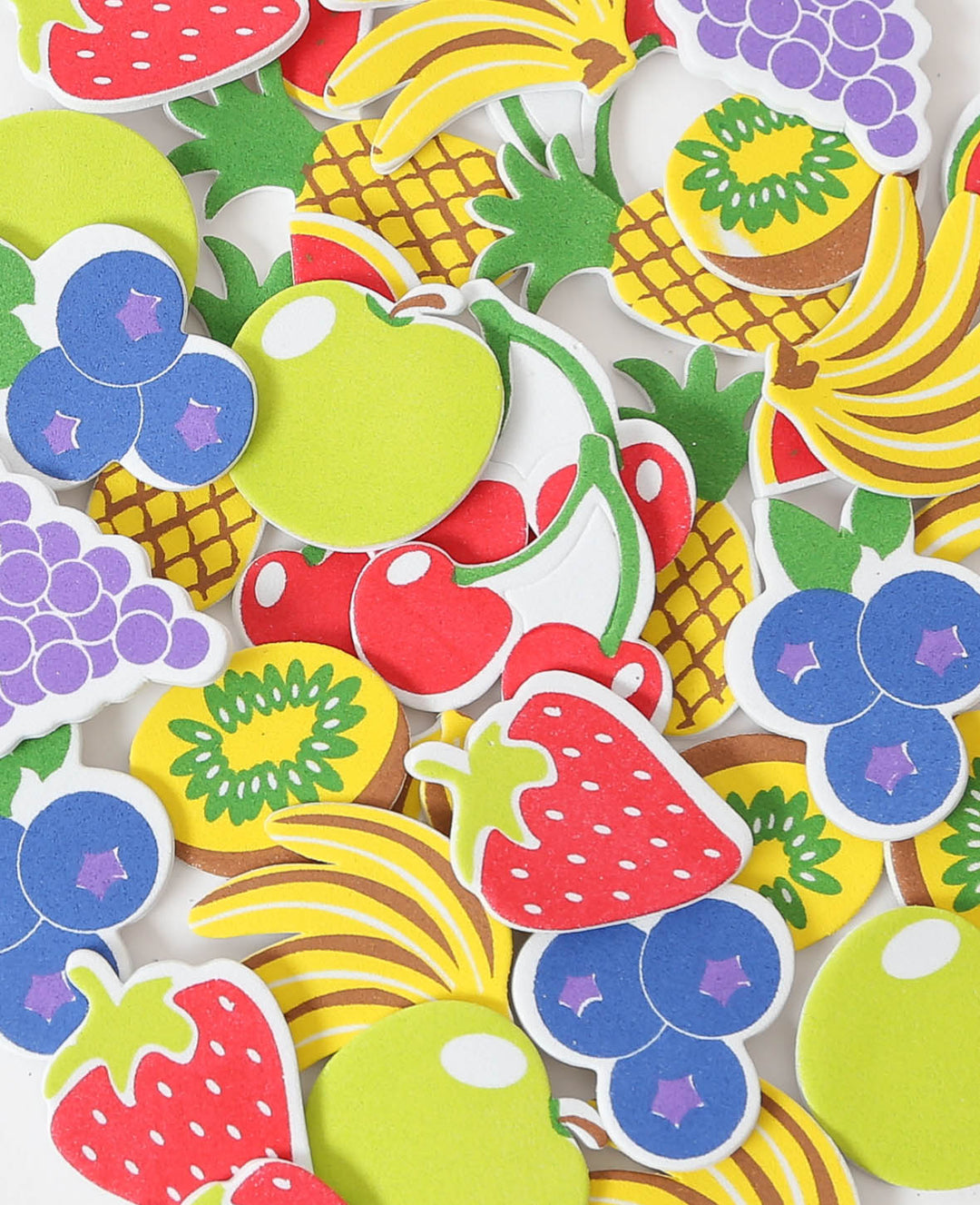 Moosgummi Sticker Früchte, 3-5.2 cm