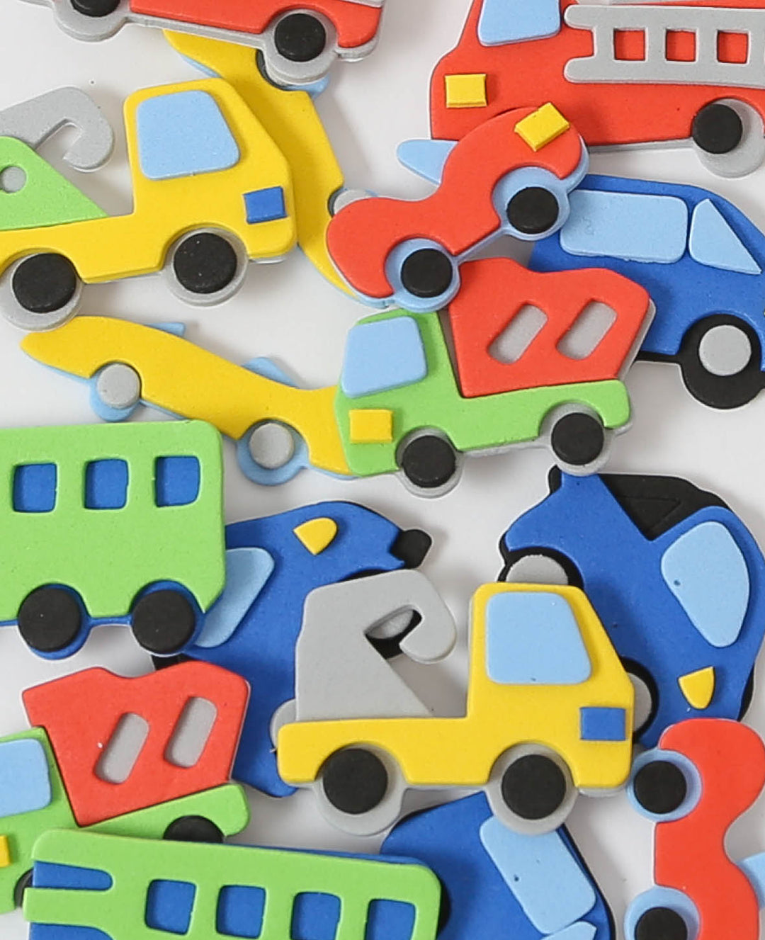 Moosgummi Sticker Cars III, 3.5-4.5 cm, 16 Stk.