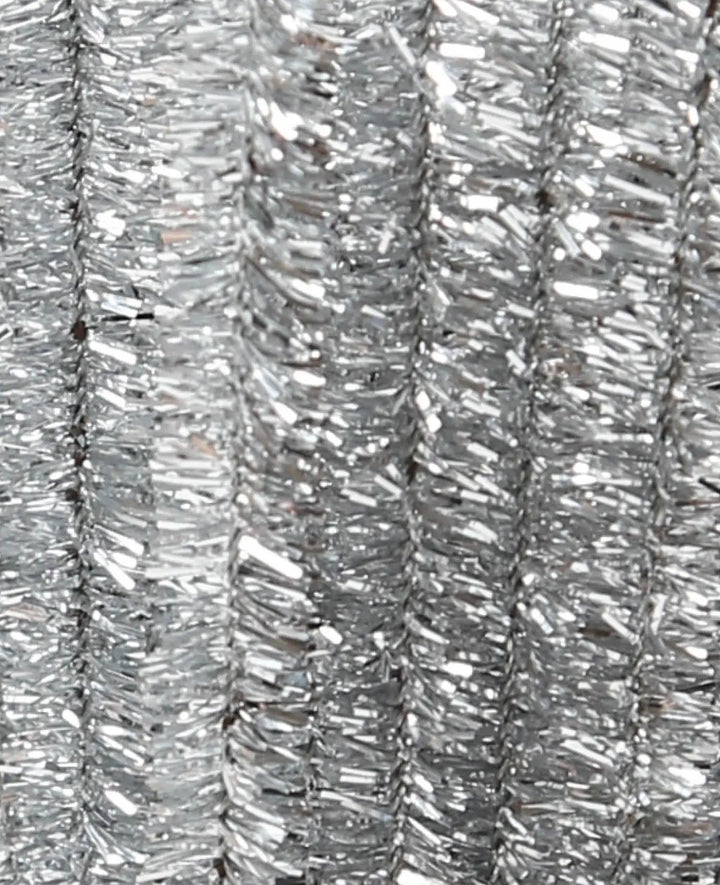 Chenille Wire / Pipe Cleaners, Silver, ø 9 mm x 50 cm, 10 pcs