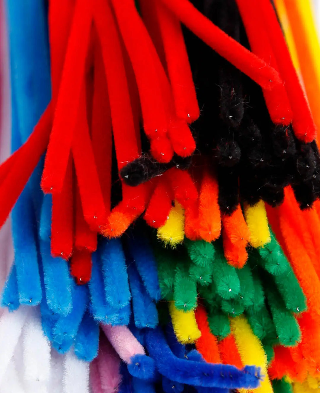 Chenille Wire / Pipe Cleaners Bulk Pack, Assorted, ø 6 mm x 30 cm, 200 pieces