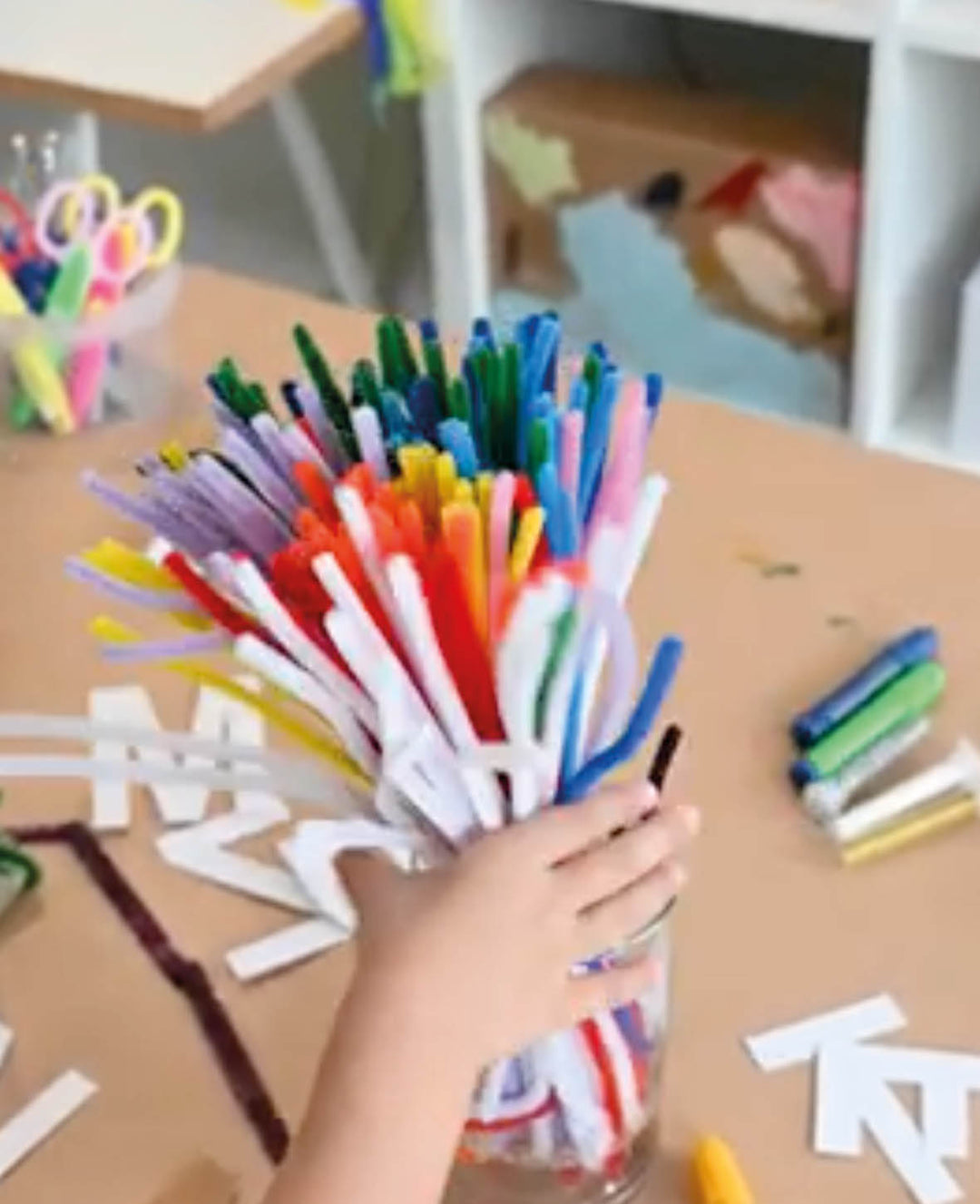 Pipe Cleaners, Assorted Colors, ø 3 mm x 30 cm, 100 Pieces
