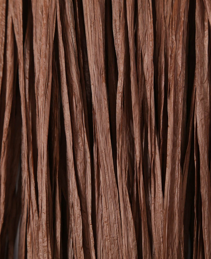 Raffia matt, Dark brown, 20 m