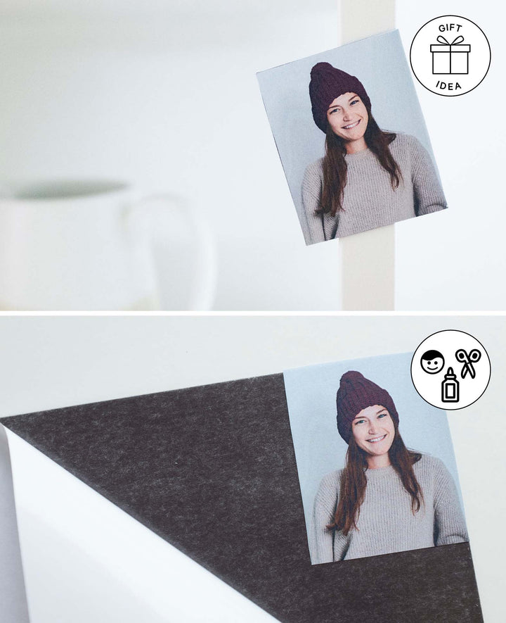 Magnetic Sheet A4, magnetic and self-adhesive foil for making custom-cut magnets, Black, 210 x 1 x 297 mm