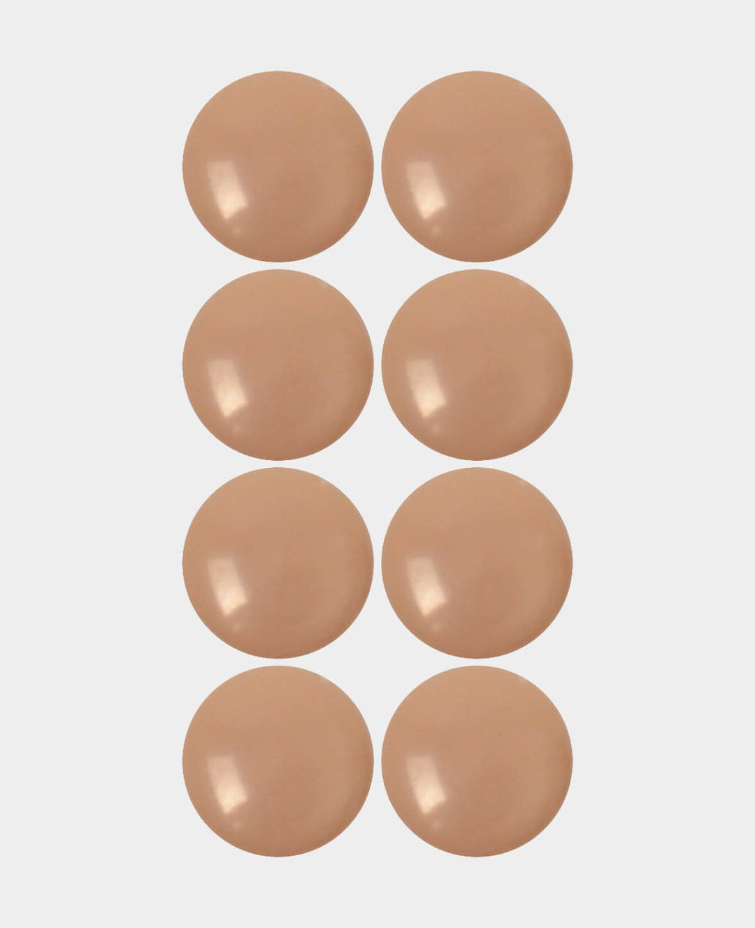 Round decorative magnets, button magnets, pink, ø 1 x 0.7 cm, 8 pieces