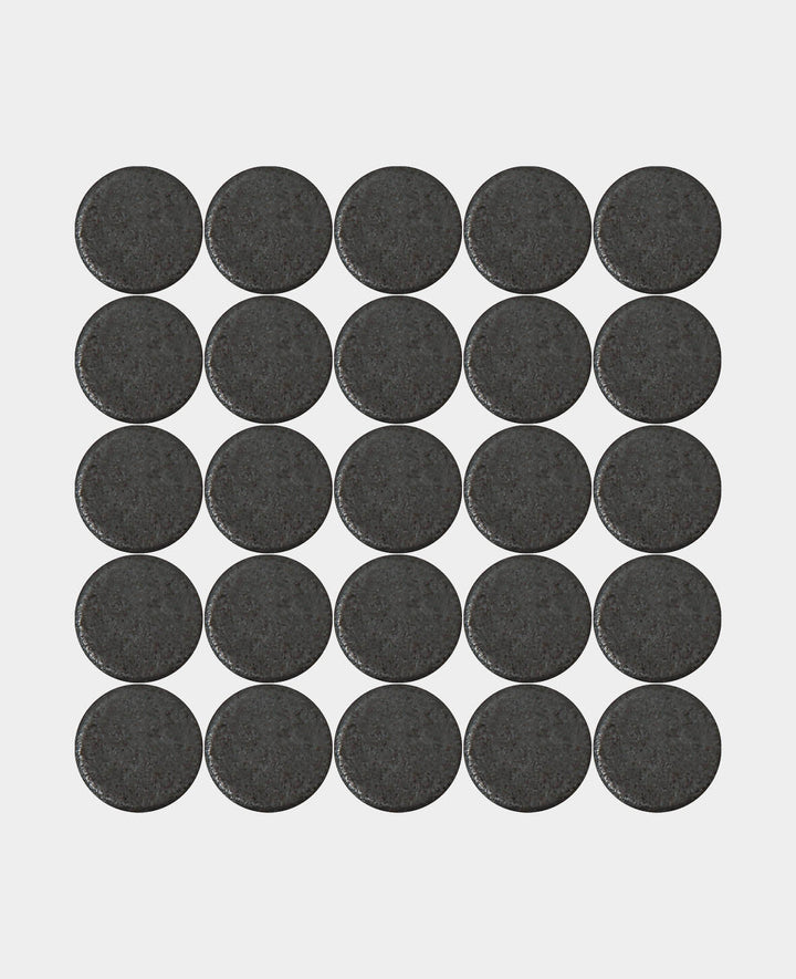 Round Magnets, Pushpin Magnets for Various Crafts, Black, ø 1.7 x 0.5 cm, 25 pieces