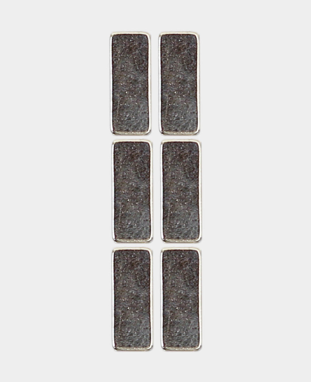 Magnete Stab stark, Stangenmagnete mit guter Haftkraft, Silber, 0.4 x 0.4 x 1 cm, 6 Stück