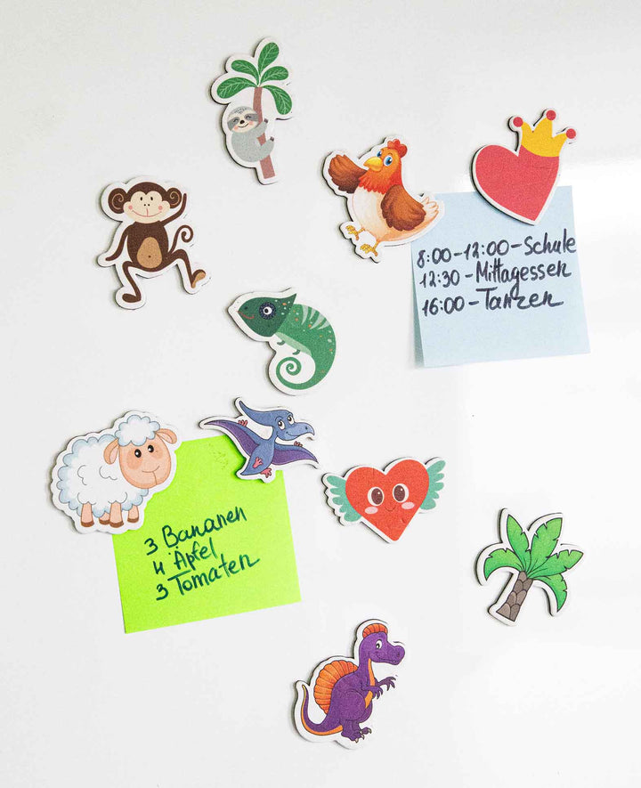 Magnete Dino, zum Basteln, Spielen und Dekorieren, 12 Stk.