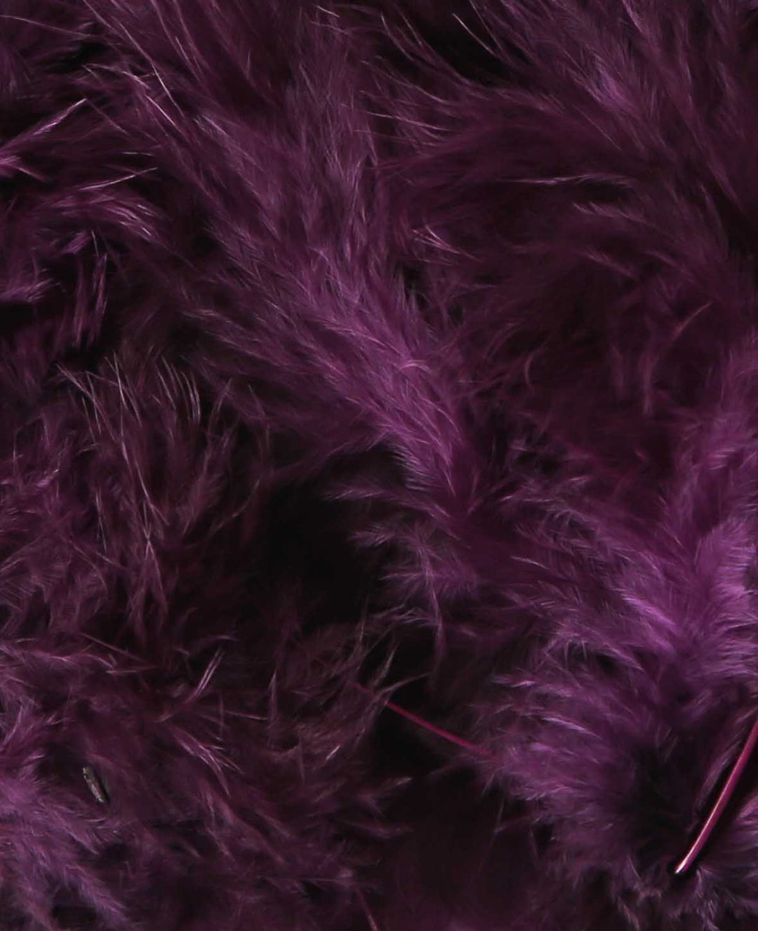 Dekofedern, Aubergine, 8 cm, 15 Stk.