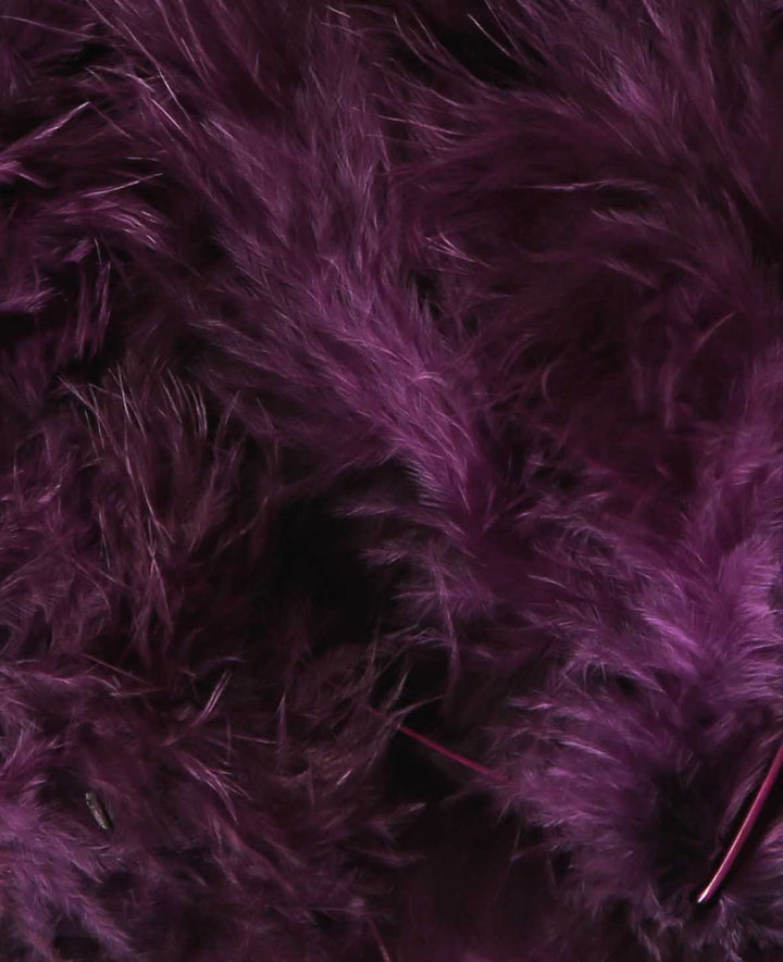 Dekofedern, Aubergine, 8 cm, 15 Stk.
