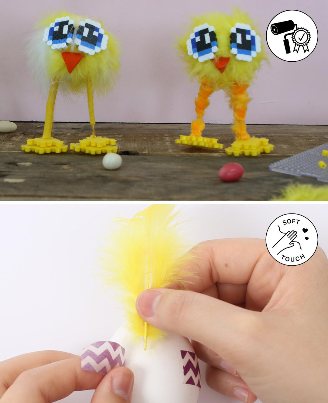 Schmuckfedern, bunt, ca. 10-35 cm, 20 Stk.