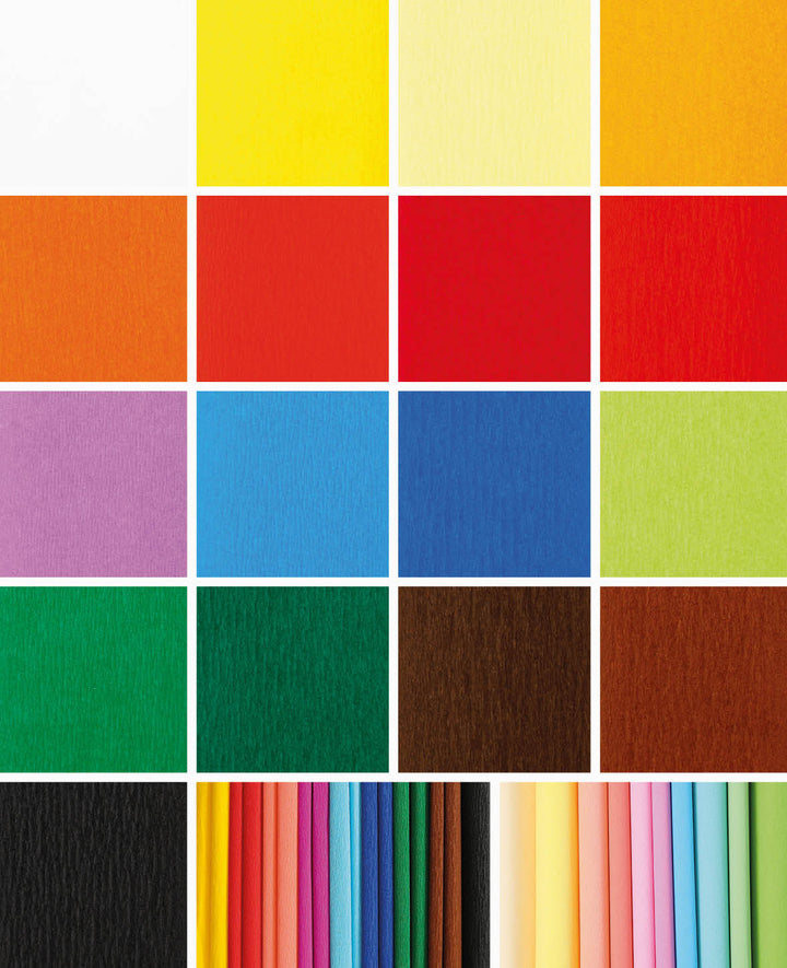 Crepe Paper, Brilliant Blue, 50 x 250 cm