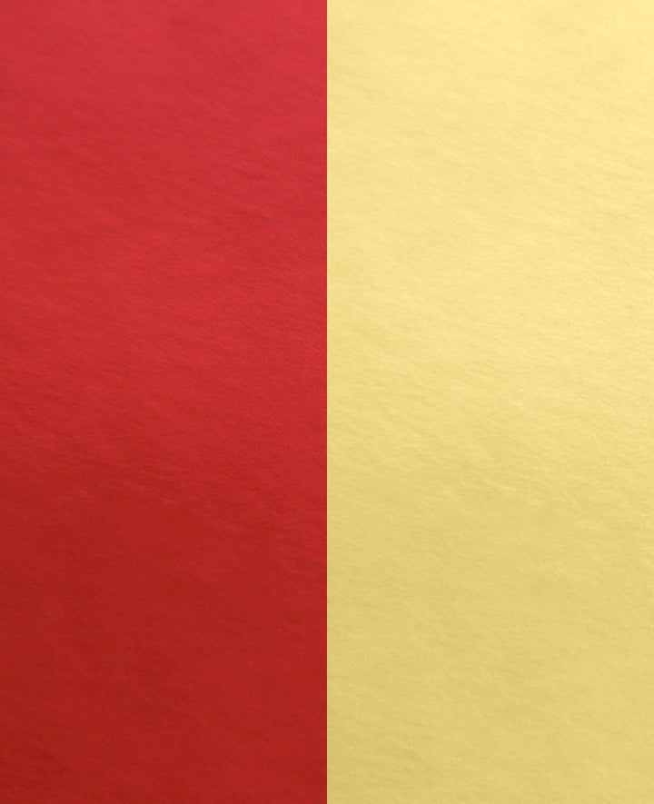 Alu-Bastelfolie 50 x 78 cm, gold / rot