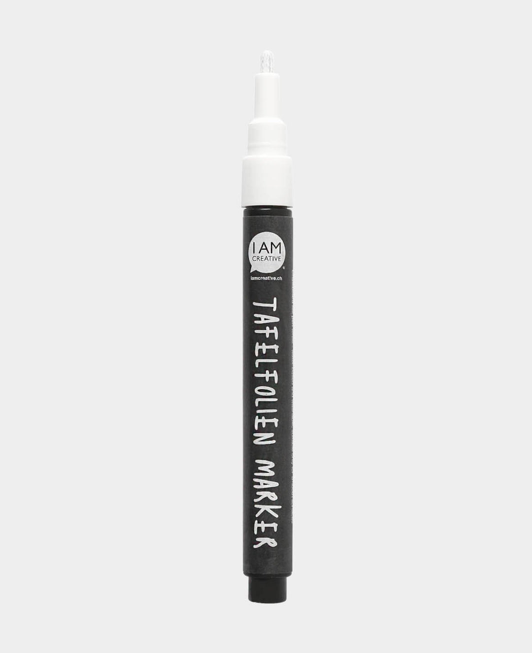 Tafelfolien Marker, Stift für Blackboard- und Wandtafelfolien, weiss, ø 1 cm, Kugelspitze