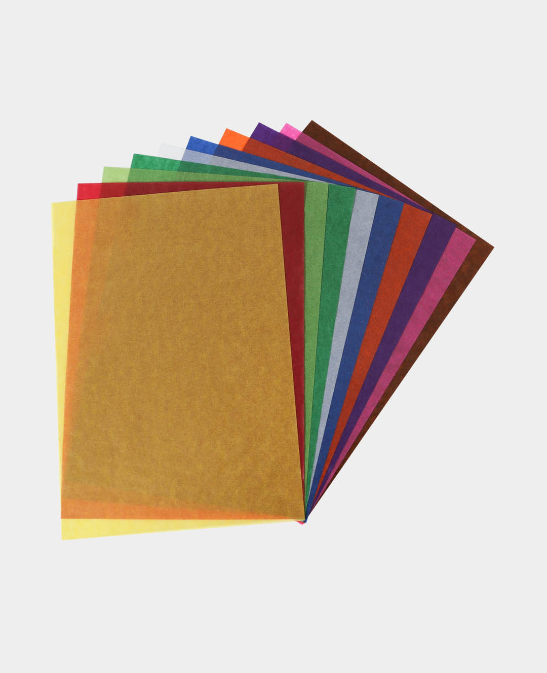Transparentpapier farbig 20 x 30 cm, 10 Blatt