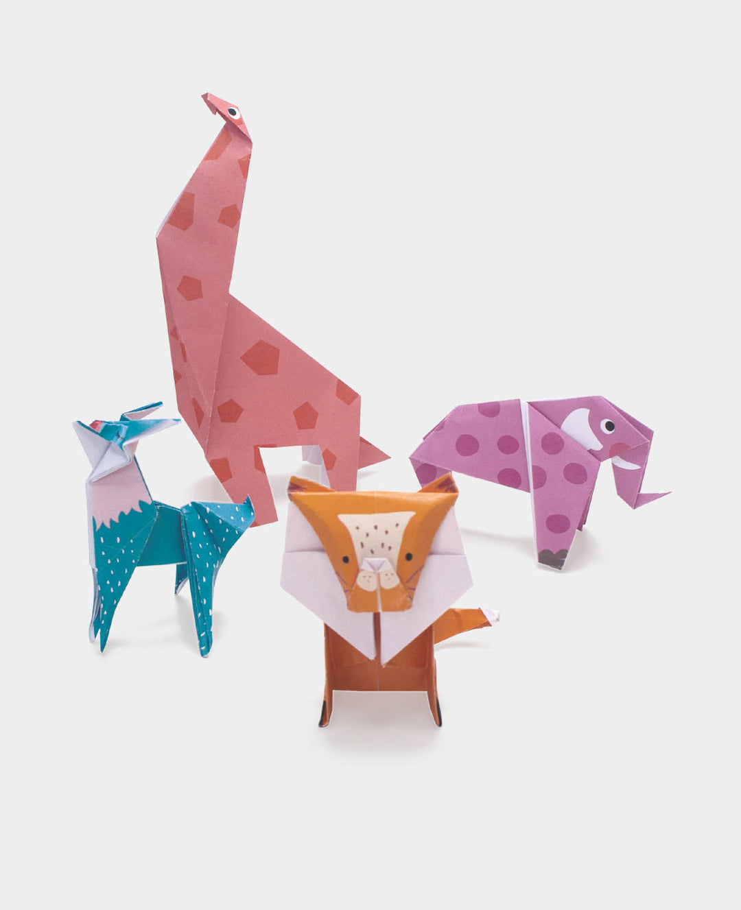 Faltblätter / Origami Papier Zoo, 20 x 20 cm, 20 Bögen