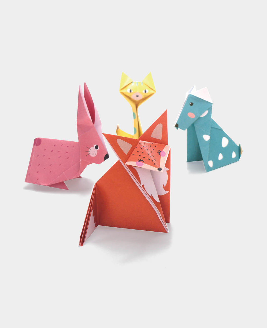 Faltblätter / Origami Papier Tiere, 20 x 20 cm, 20 Bögen