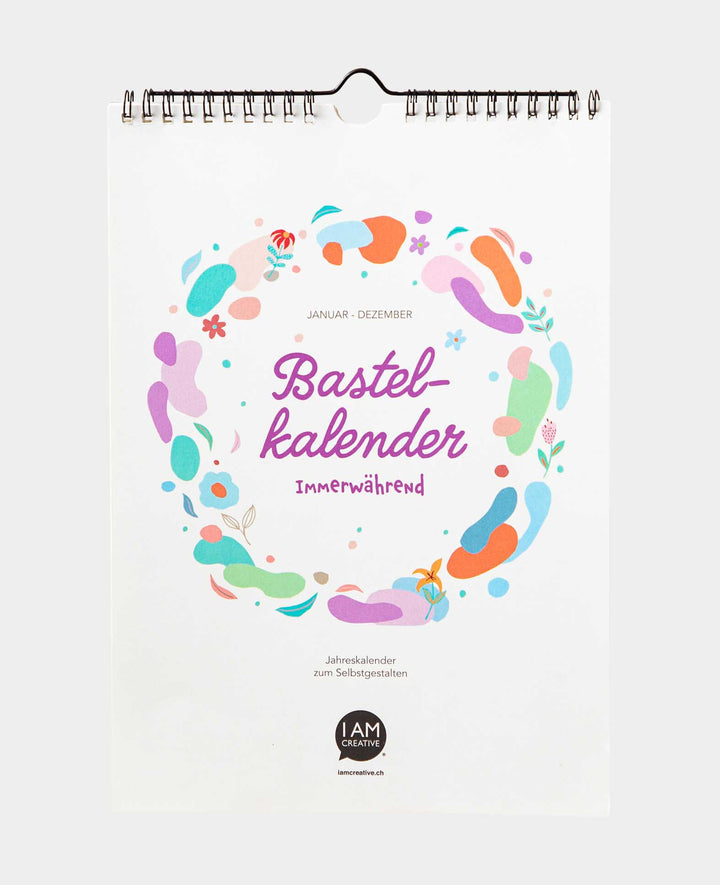 Kalender zum Basteln, 297 x 210mm (A4), weiss, 1 Stk.