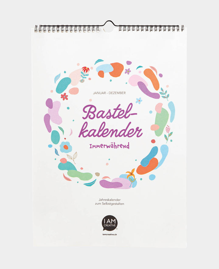 Kalender zum Basteln, 297 x 420 mm (A3), weiss, 1 Stk.