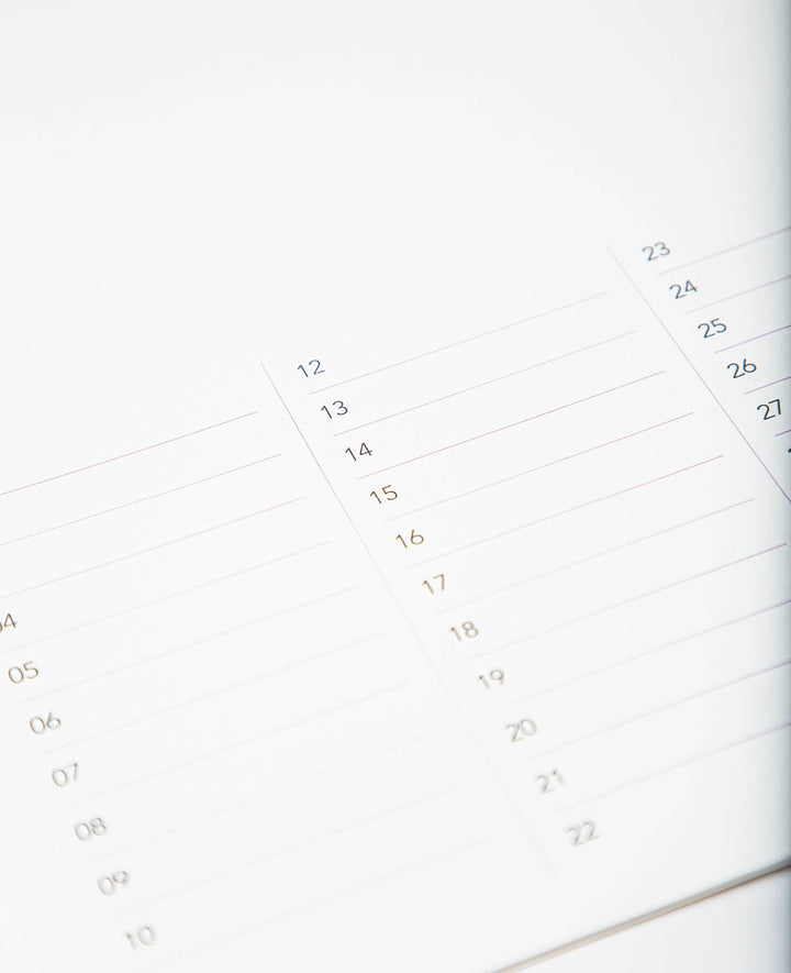 Kalender zum Basteln, 297 x 420 mm (A3), weiss, 1 Stk.