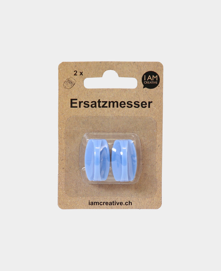 Ersatzmesser für Schneidemaschine für Papier, Klingen zum auswechseln, Blau, 2 Stk.