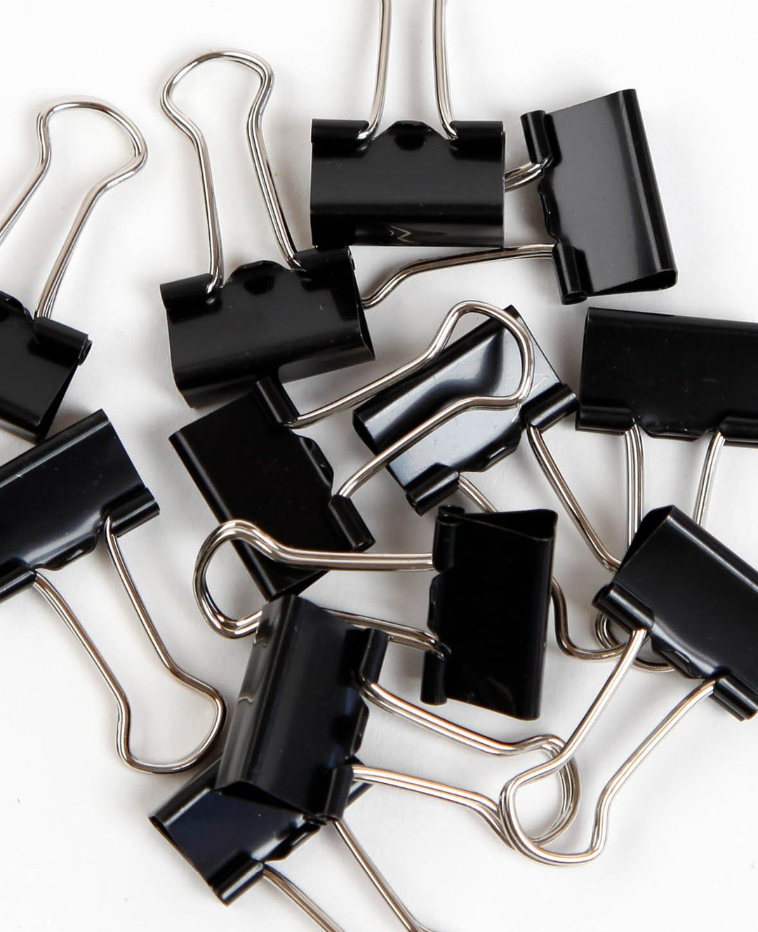 Papier Clips, schwarz, 22 x 35mm, 12 Stk.