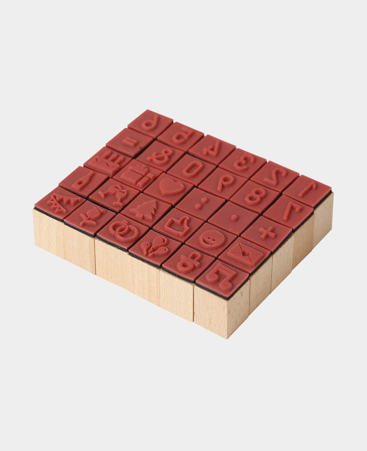 Stempel Set Zahlen &amp; Symbole, 30 Stk.