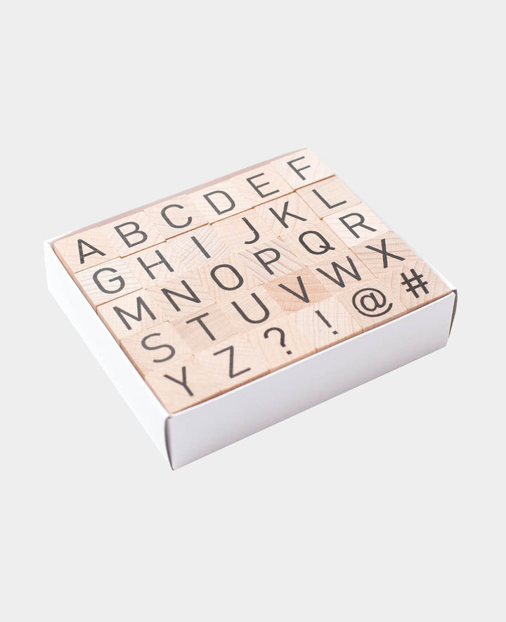 Stamp Set ABC, Alphabet Stamp Set 30 Pcs.