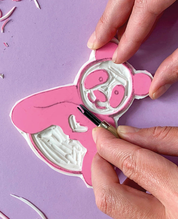 DIY stamp, rectangular plate, 1 pc.