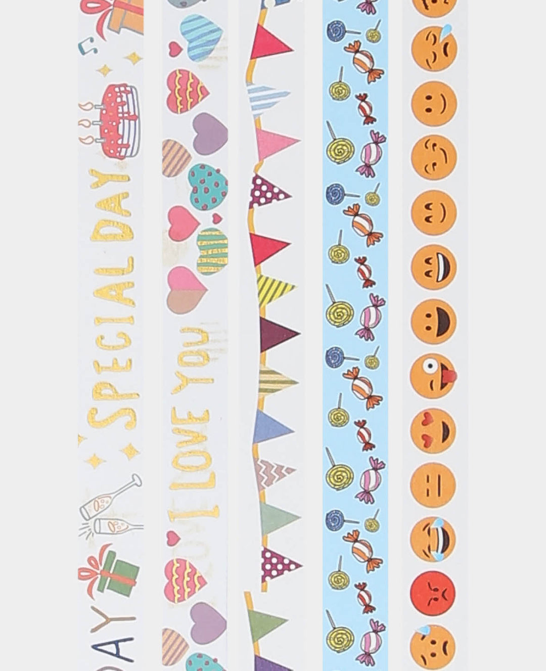 Washi Tape Set Party, 5 pcs.