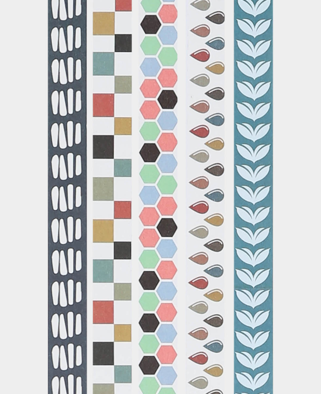 Washi Tape Set Graphic, 5 pcs.