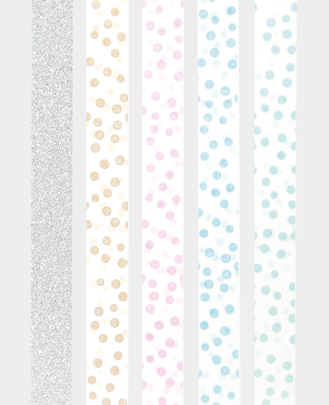 Washi Tape Set 1, 5 pcs., Masking Tape