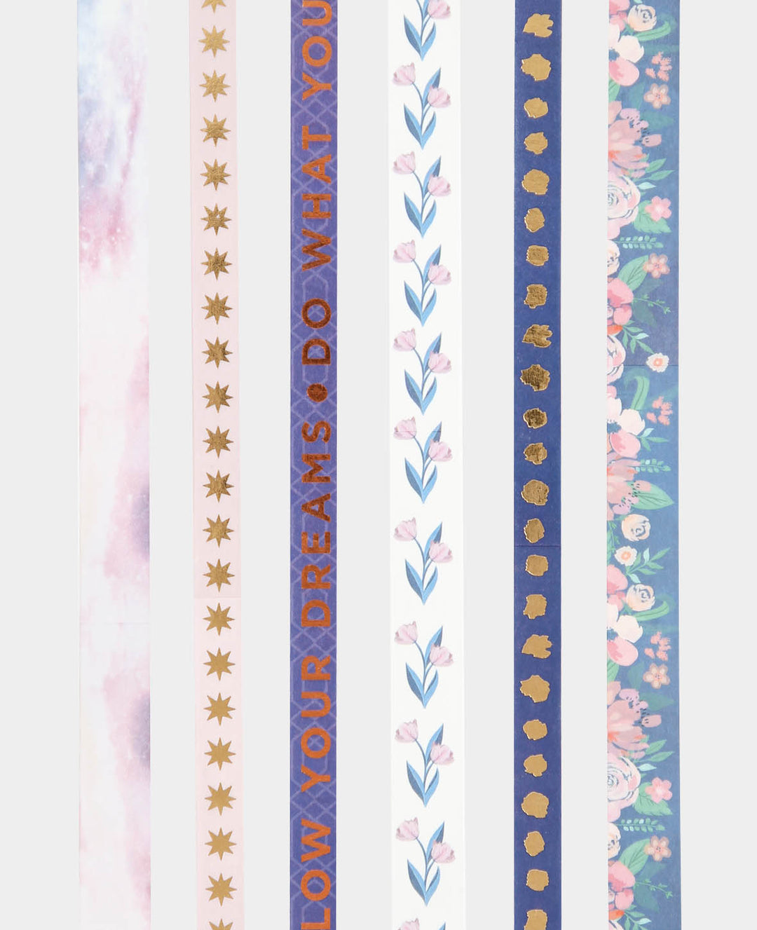Set de 10 rubans Washi, 6 pcs, Masking Tape