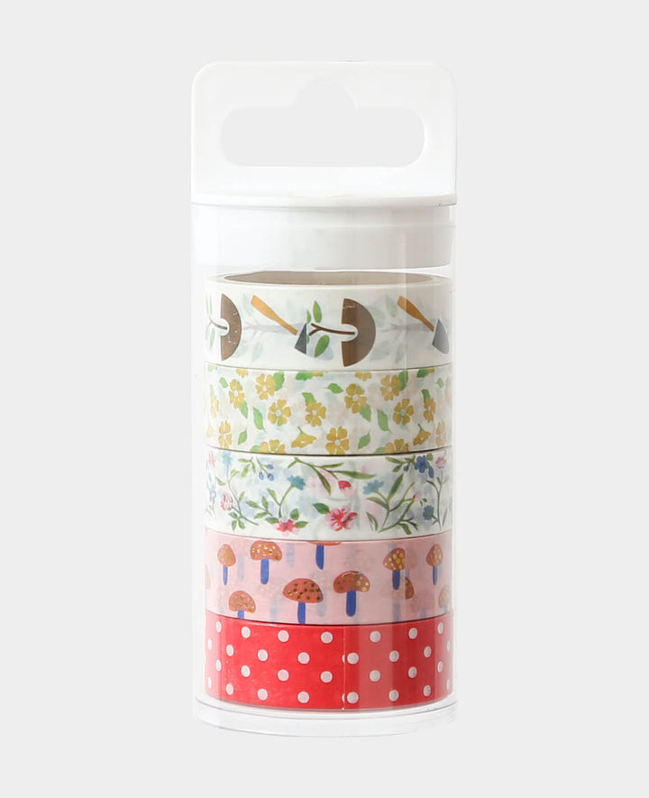 Washi Tape Set 16, 5 Pieces, Masking Tape