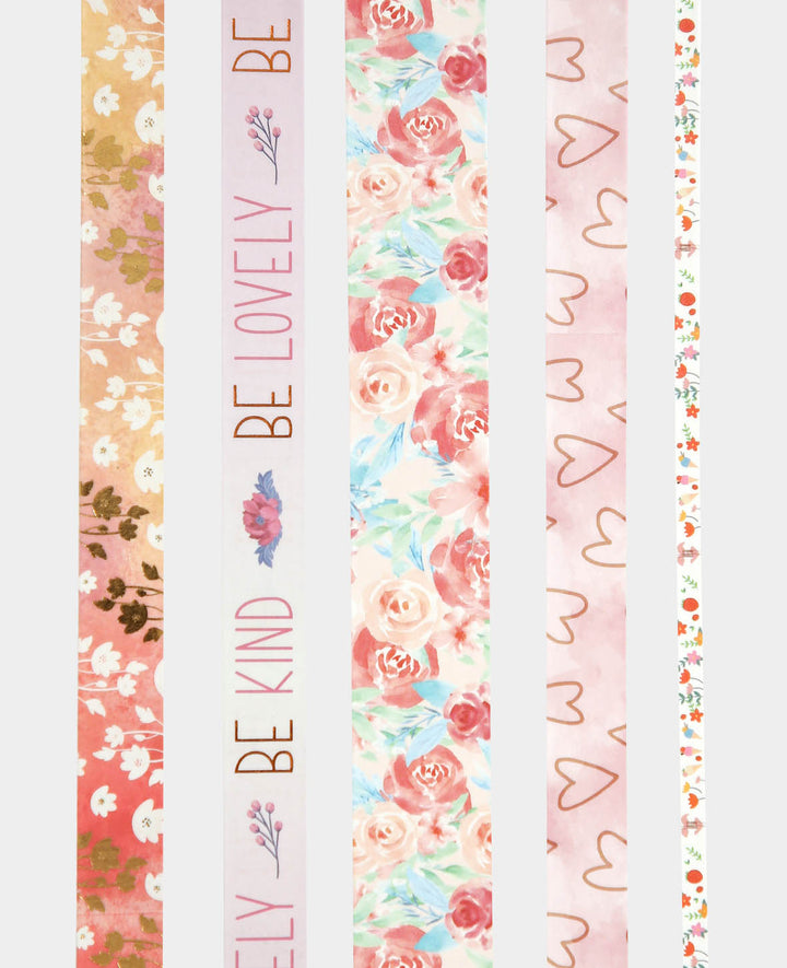Washi Tape Set 19, 5 Stk., Masking Tape Love, Liebe,
