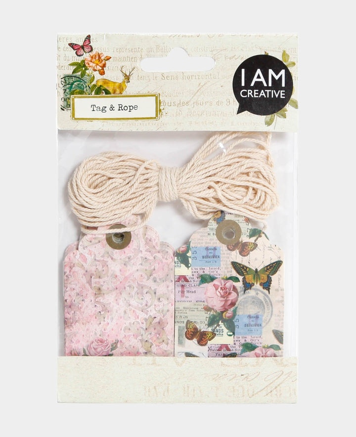 Gift Tag Set Romantic, 20 pcs.