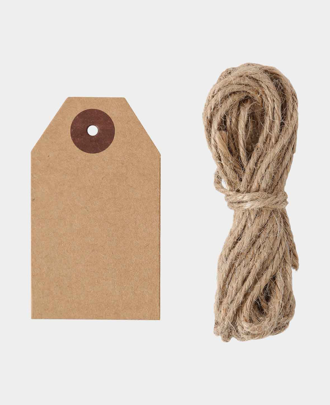 Geschenkanhänger Classic, Braun, 4.5 x 7.5 cm, 20 Stk.