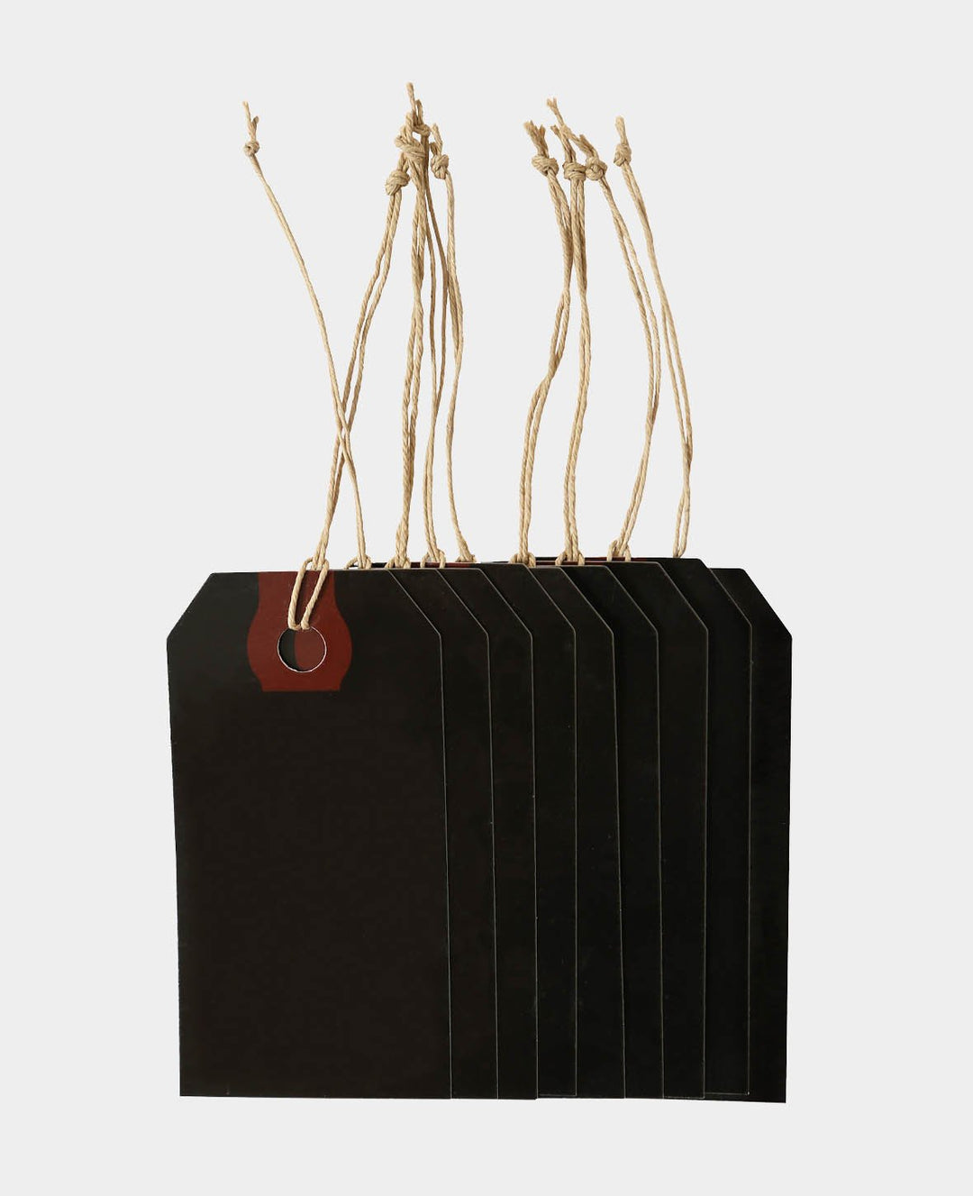 Chalkboard Tags, Schwarz, 4.5 x 9 cm, 9 Stk., inkl. Schnüren
