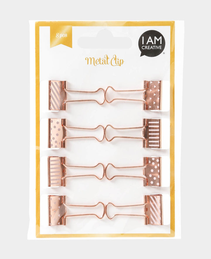 Papier Clips, rose gold
