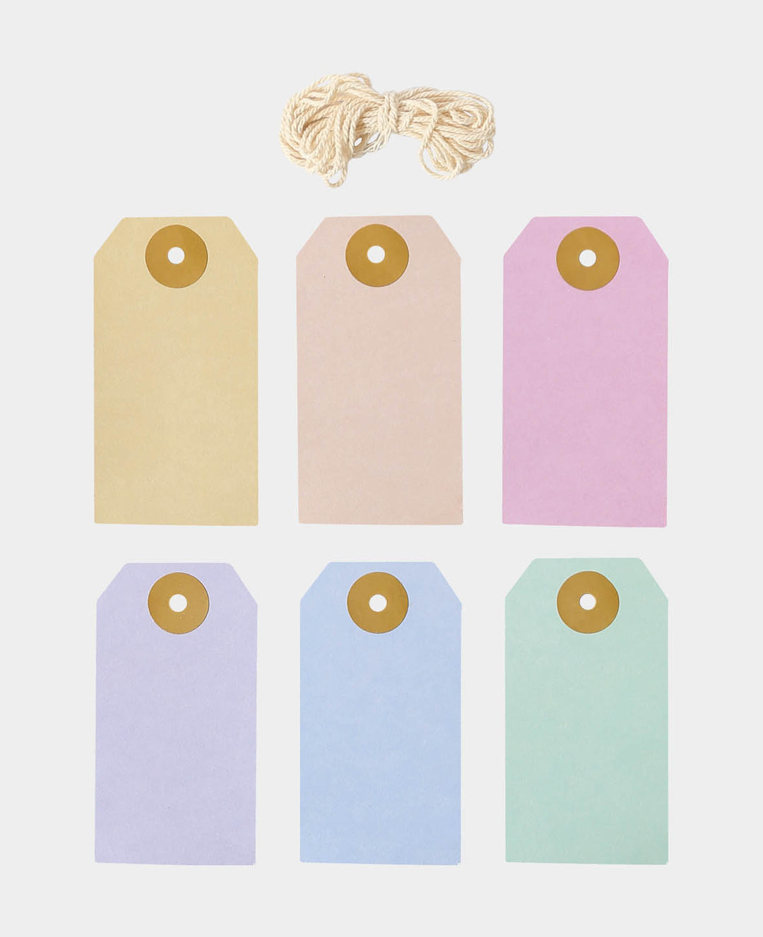Geschenkanhänger Set Pastell, 24 Stk.