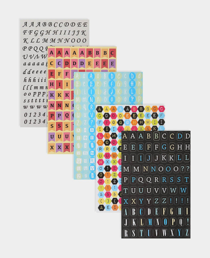 Stickerbook ABC II, 5 Blatt