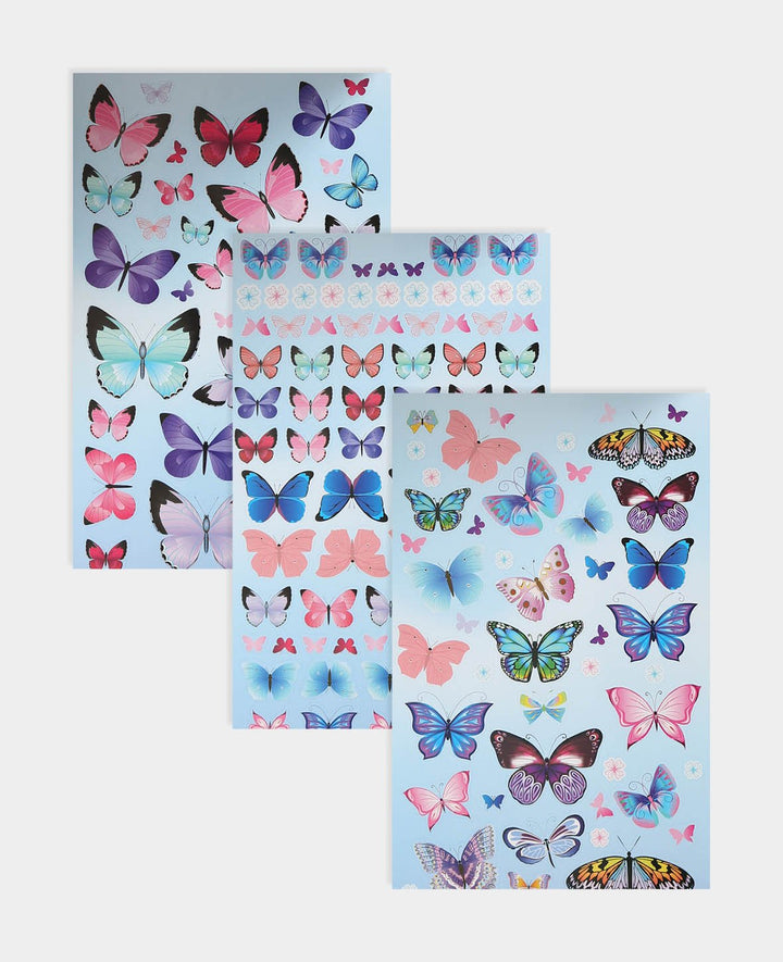 Sticker Book Butterfly, Colorful, 15 x 24 cm